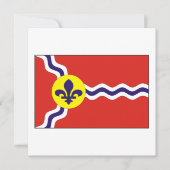 St Louis Flag Kaart (Voorkant)