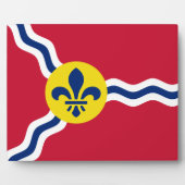 St. Louis Flag Plaque Fotoplaat (Voorkant)