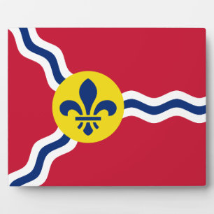 St. Louis Flag Plaque Fotoplaat
