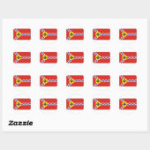 St Louis Flag Ronde Sticker (Vel)