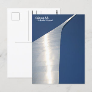 St. Louis Gateway Arch-ansichtkaart Briefkaart