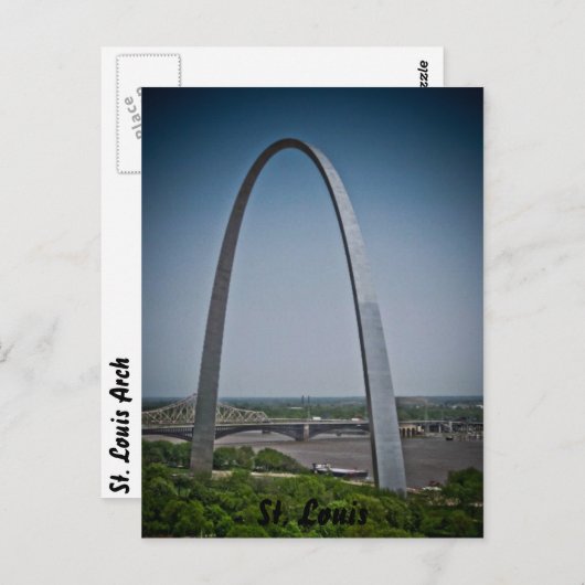 St. Louis Gateway Arch Briefkaart (Voorkant / Achterkant)