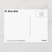 St. Louis Gateway Arch Briefkaart (Achterkant)