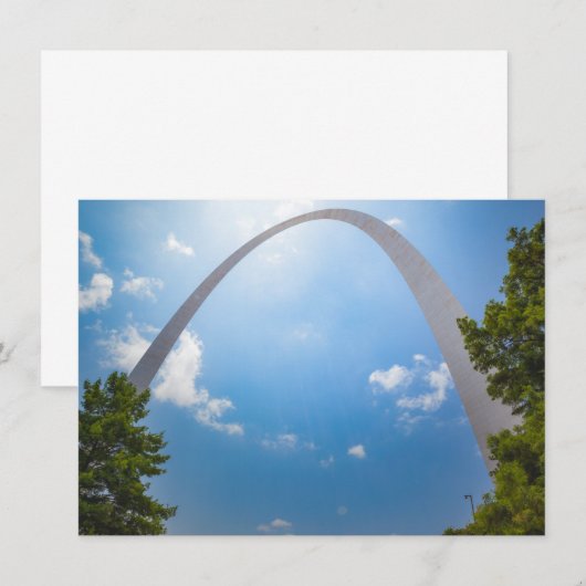 St. Louis Gateway Arch Kaart (Voorkant / Achterkant)