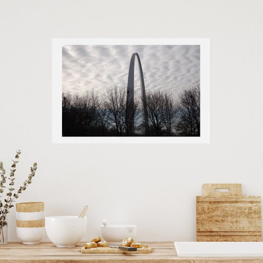 St. Louis Gateway Arch Poster (Keuken)