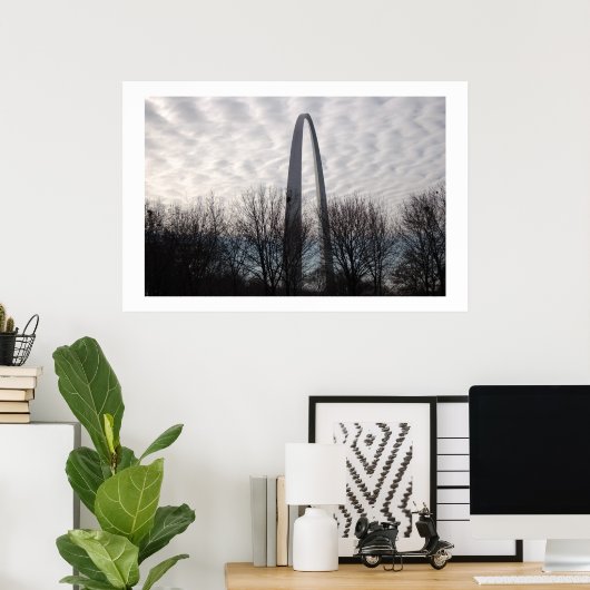St. Louis Gateway Arch Poster (Thuiskantoor)