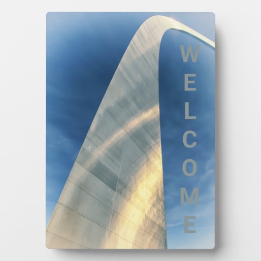St. Louis Gateway Arch Welkom Fotoplaat (voorkant)