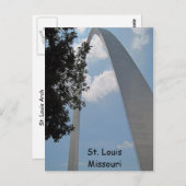 St. Louis-Gateway naar het westen Briefkaart (Voorkant / Achterkant)
