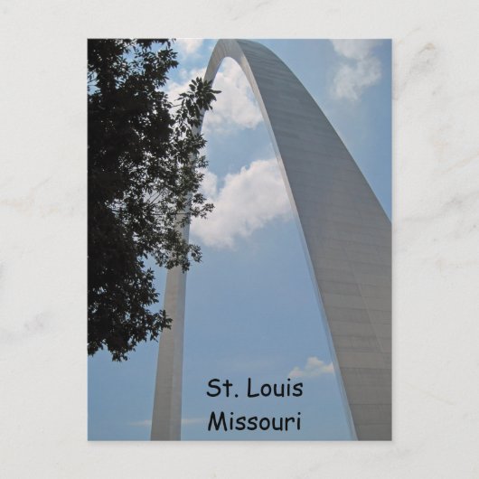 St. Louis-Gateway naar het westen Briefkaart (Voorkant)