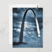 ST LOUIS - Gateway to West Briefkaart (Voorkant / Achterkant)