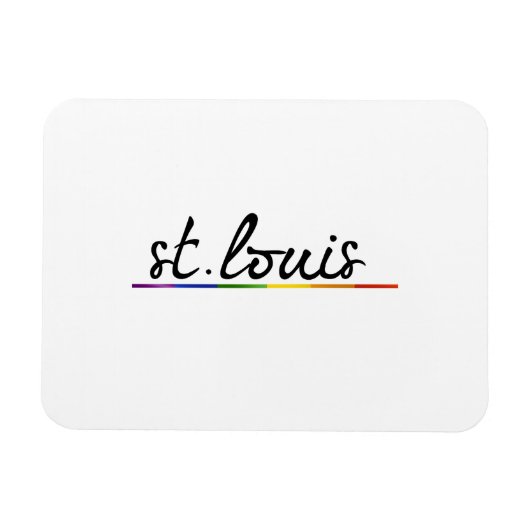 ST. LOUIS GAY PRIDE - png.nl Magneet (Horizontaal)