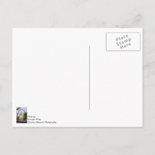 St Louis History Briefkaart (Achterkant)