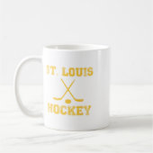 St. Louis Ice Hockey Sticks State Outile STL T-shi Koffiemok (Links)
