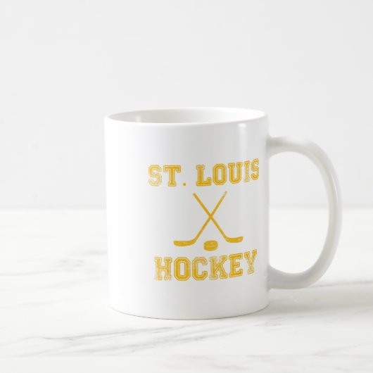 St. Louis Ice Hockey Sticks State Outile STL T-shi Koffiemok (Rechts)