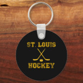 St. Louis Ice Hockey Sticks State Outile STL T-shi Sleutelhanger (Voorkant)