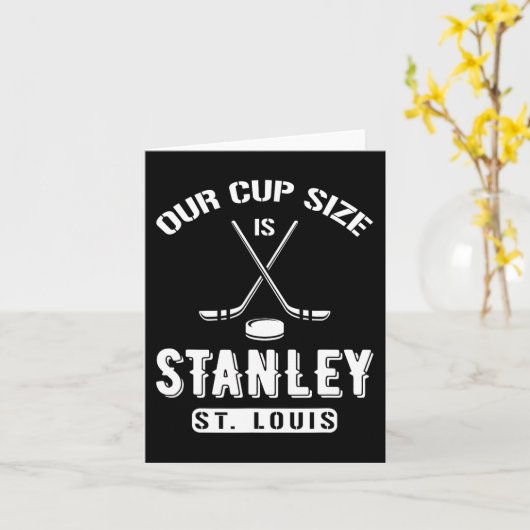 St Louis ijshockey Onze bekermaat is Stanley Souve Kaart (Gele Bloem)