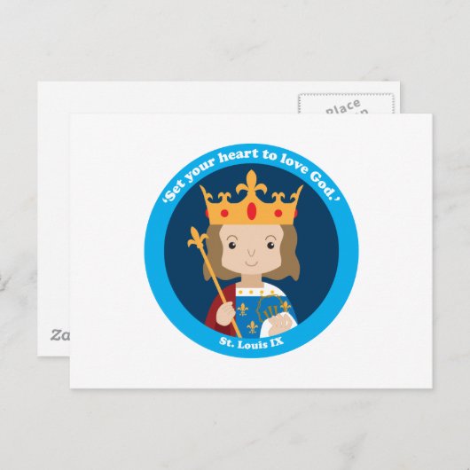 St. Louis IX Briefkaart (Voorkant / Achterkant)