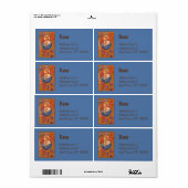 St. Louis IX de King (PM 05) NB: Ship Label 1c (Full Sheet)
