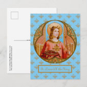 St. Louis IX de Koning (BK 004) Briefkaart (Voorkant / Achterkant)