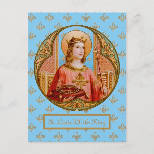 St. Louis IX de Koning (BK 004) Briefkaart (Voorkant)