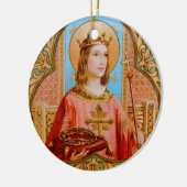 St. Louis IX de Koning (BK 004) Keramisch Ornament (Links)