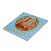 St. Louis IX de Koning (BK 004) Tegeltje (Zijkant)