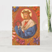 St. Louis IX de Koning (PM05) Blanco groet Kaart (Voorkant)