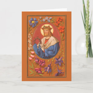 St Louis IX de Koning (PM05) Lege Groet Kaart