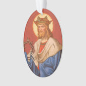 St. Louis IX de Koning (PM 05) Acryl Ornament (voorkant)