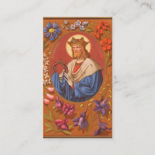 St. Louis IX de Koning (PM 05) Full Bleed Visitekaartje (Voorkant)