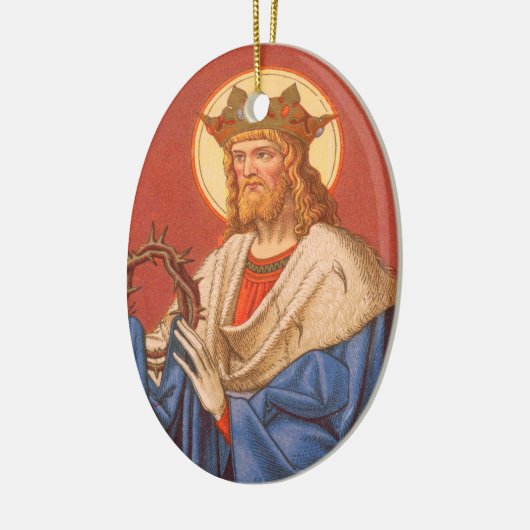 St. Louis IX de Koning (PM 05) Keramisch Ornament (Links)