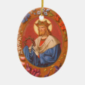 St. Louis IX de Koning (PM 05) Keramisch Ornament (Voorkant)
