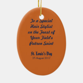 St. Louis IX de Koning (PM 05) Keramisch Ornament