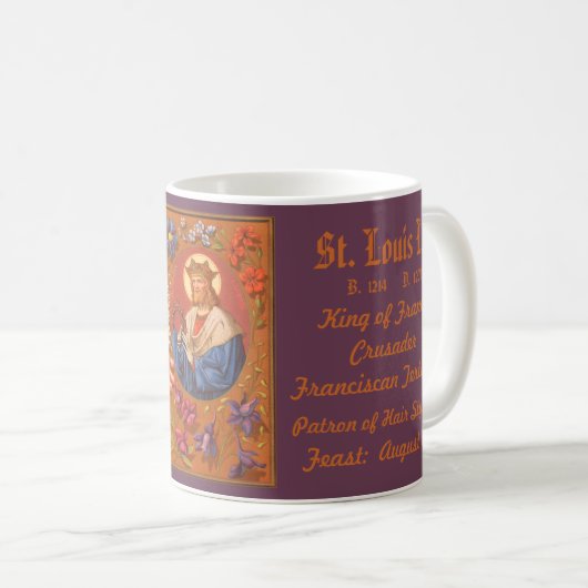 St. Louis IX de Koning (PM 05) Koffie Mok 1b (Voorkant rechts)