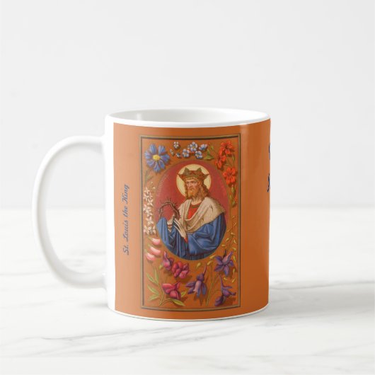 St. Louis IX de Koning (PM 05) Koffie Mok 2b (Links)