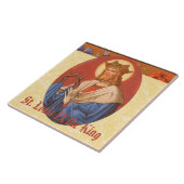 St. Louis IX de Koning (PM 05) Tegeltje (Zijkant)
