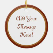 St. Louis IX (Detail; alleen "Medallion"; BK 065) Keramisch Ornament (Achterkant)