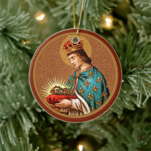 St. Louis IX (Detail; ‘Medaillon’ Alleen; BK 065) Keramisch Ornament