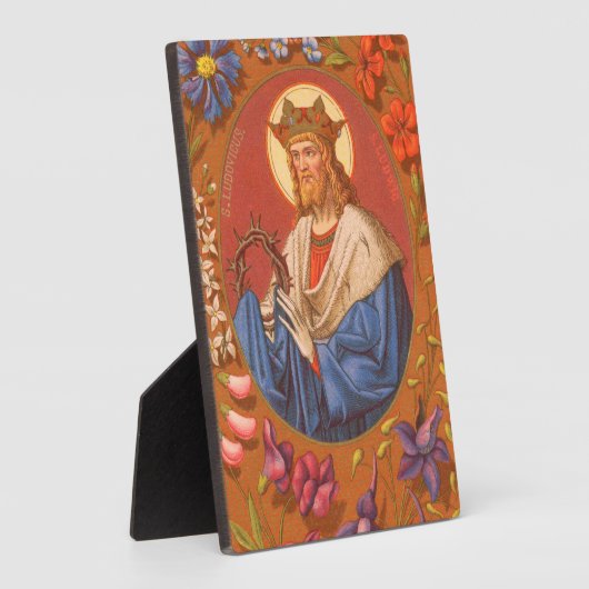 St. Louis IX (PM 05) 5"x7" Plaque 2 met Easel Fotoplaat (Zijkant)