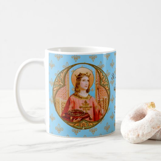 St. Louis IX the King (BK 004) Coffee Mok (Met donut)