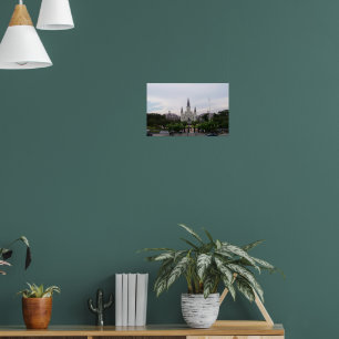 St. Louis-kathedraal en Jackson Square Poster