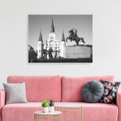 St. Louis-kathedraal - Jackson Square Canvas Afdruk (Insitu (Woonkamer))