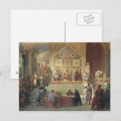 St. Louis King van Frankrijk Briefkaart (Voorkant / Achterkant)