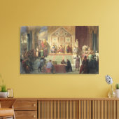St. Louis King van Frankrijk Canvas Afdruk (Insitu (Woonkamer))