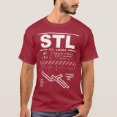 St Louis Lambert International Airport STL T-shirt (Voorkant)