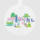 St. Louis Landmark Acrylic Circle Ornament (voorkant)