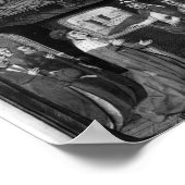 St. Louis Leaving voor de kruistocht Poster (Hoek)