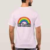 ST. LOUIS LGBT PRIDE RAINBOW T-SHIRT (Achterkant)