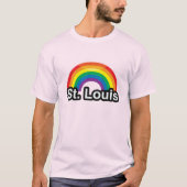 ST. LOUIS LGBT PRIDE RAINBOW T-SHIRT (Voorkant)