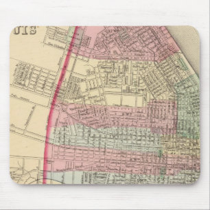 St Louis Map door Mitchell Muismat